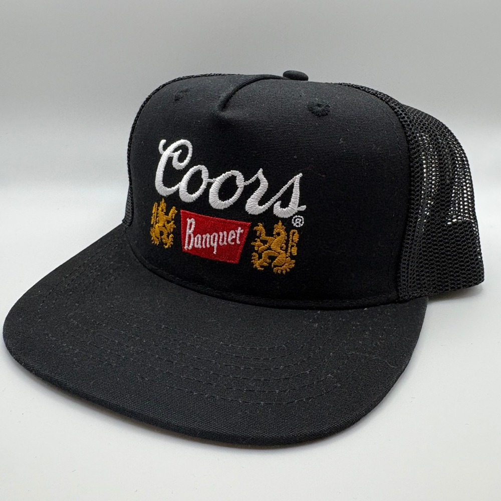 Colorado Limited Coors Banquet Trucker Hat Snapback Black Mesh Beer Cap OSFM